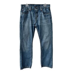 Levi's 527 denim Blue Jeans Straight Leg 33x 30